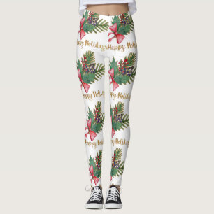 Weihnachtsbaum Handprint Kunst Leggings
