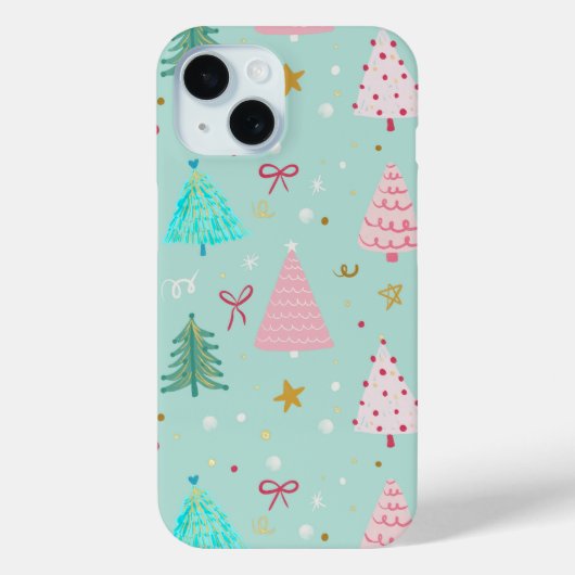 Weihnachtsbaum-Handyhülle Case-Mate iPhone Hülle (Rückseite)