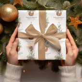 Weihnachtsbaum | Happy Holiday Geschenkpapier