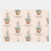 Weihnachtsbaum | Happy Holiday Geschenkpapier Set (Vorderseite 3)