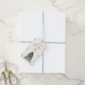 Weihnachtsbaum Happy Holiday Gift Tags Geschenkanhänger (Mit Garn)