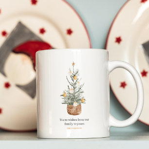 Weihnachtsbaum Happy Holiday Kaffeetasse