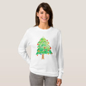 Weihnachtsbaum - hässliche Weihnachtsstrickjacke T-Shirt (Vorne ganz)