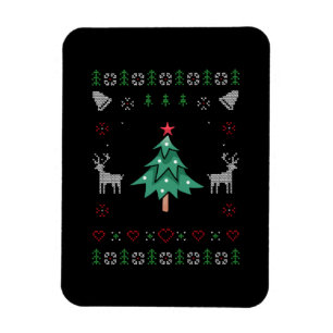 Weihnachtsbaum hässliches Weihnachten Magnet