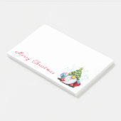 Weihnachtsbaum Hat Gnome Post it Notes Post-it Klebezettel (angewinkelt)