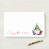 Weihnachtsbaum Hat Gnome Post it Notes Post-it Klebezettel (Auf Schreibtisch)