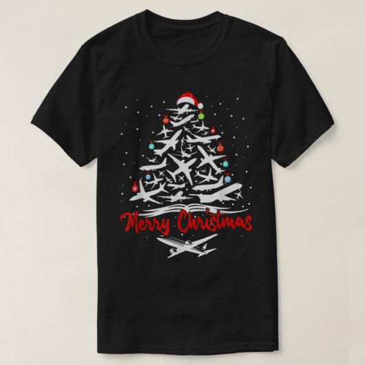 Weihnachtsbaum-Hemden T-Shirt (Design vorne)