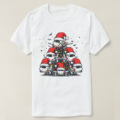 Weihnachtsbaum-Hemden T-Shirt (Design vorne)