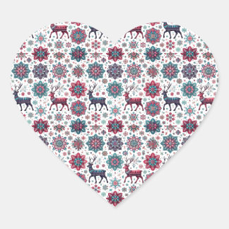 Weihnachtsbaum Herz-Aufkleber