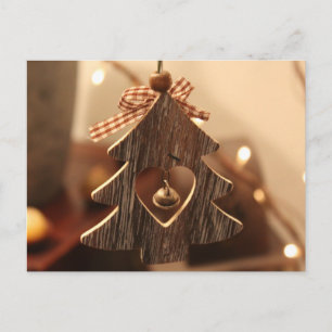 Weihnachtsbaum Herz Postkarte