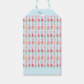 Weihnachtsbaum-Herzen Geschenkpapier Geschenkanhänger (Vorderseite)