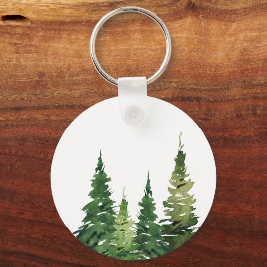 Weihnachtsbaum-Hochzeit Schlüsselanhänger (Rückseite)