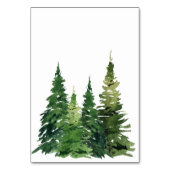 Weihnachtsbaum-Hochzeit Tischnummer (Rückseite)