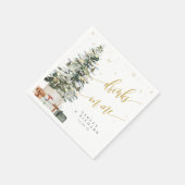 Weihnachtsbaum Hochzeitsservietten Serviette (Ecke)