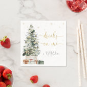 Weihnachtsbaum-Hochzeitsservietten Serviette (Beispiel)