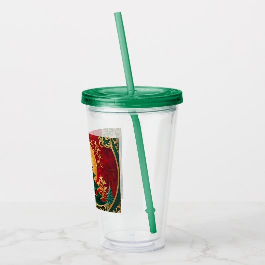 Weihnachtsbaum Holiday Acrylic Tumbler Acryltrinkbecher (Links)