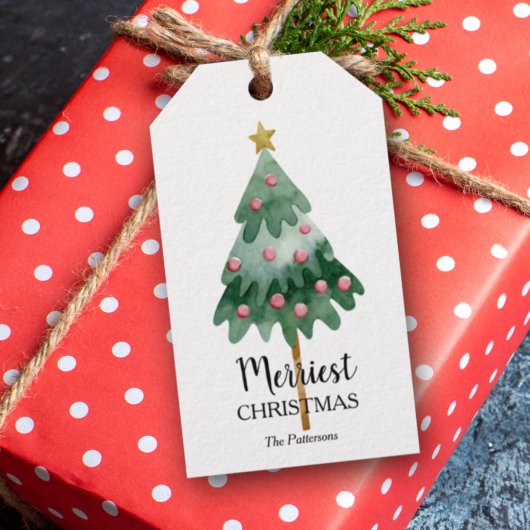 Weihnachtsbaum Holiday Favor Geschenkanhänger