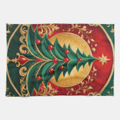 Weihnachtsbaum Holiday Küche Handtuch (Horizontal)