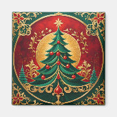 Weihnachtsbaum Holiday Magnet (Vorne)