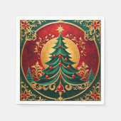 Weihnachtsbaum Holiday Napkin Serviette (Vorderseite)