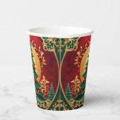 Weihnachtsbaum Holiday Paper Cups Pappbecher (Rechts)