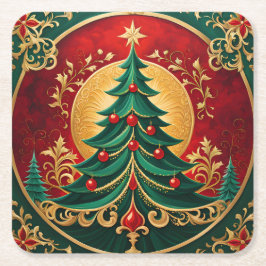 Weihnachtsbaum Holiday Paper Untersetzer