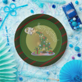 Weihnachtsbaum-Holiday Pappteller (Party)