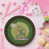 Weihnachtsbaum-Holiday Pappteller (Party)
