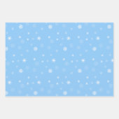 Weihnachtsbaum Holiday Snowman Snowflake Geschenk Geschenkpapier Set (Vorderseite 3)