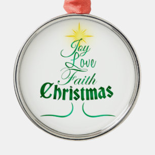 Weihnachtsbaum Holiday Word Art Ornament Aus Metall