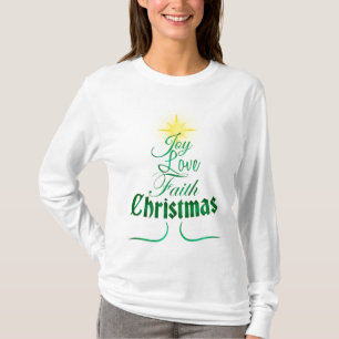 Weihnachtsbaum Holiday Word Art T-Shirt