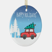 Weihnachtsbaum Holidays Circle Ornament (Rechts)