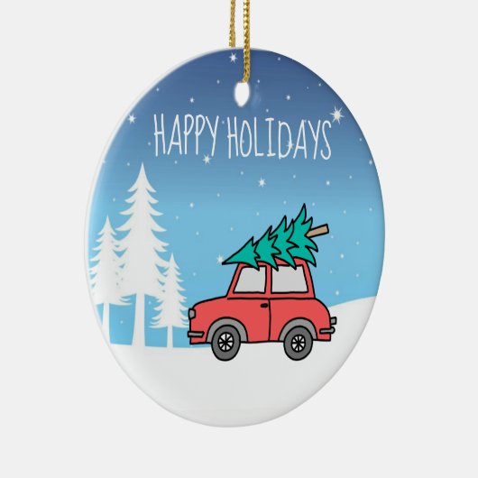 Weihnachtsbaum Holidays Circle Ornament (Rechts)