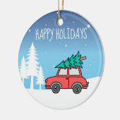 Weihnachtsbaum Holidays Circle Ornament (Links)