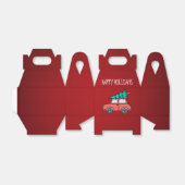 Weihnachtsbaum Holidays Gable Favor Box Geschenkschachtel (Ungefaltet)