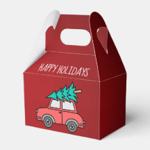 Weihnachtsbaum Holidays Gable Favor Box
