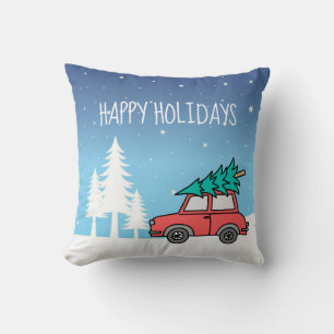 Weihnachtsbaum-Holidays-Kissen Kissen