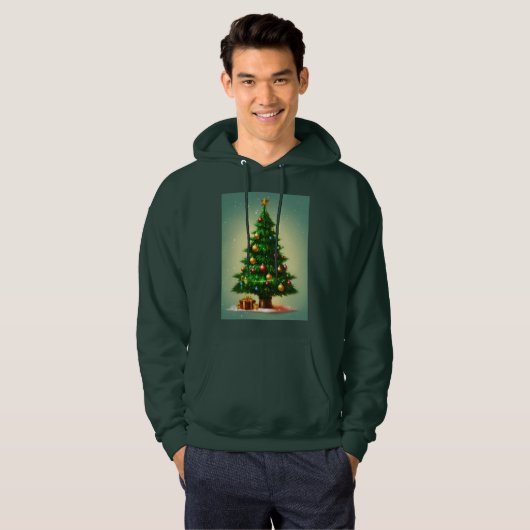 Weihnachtsbaum Hoodie (Vorne ganz)