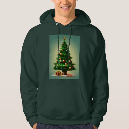 Weihnachtsbaum Hoodie (Vorderseite)