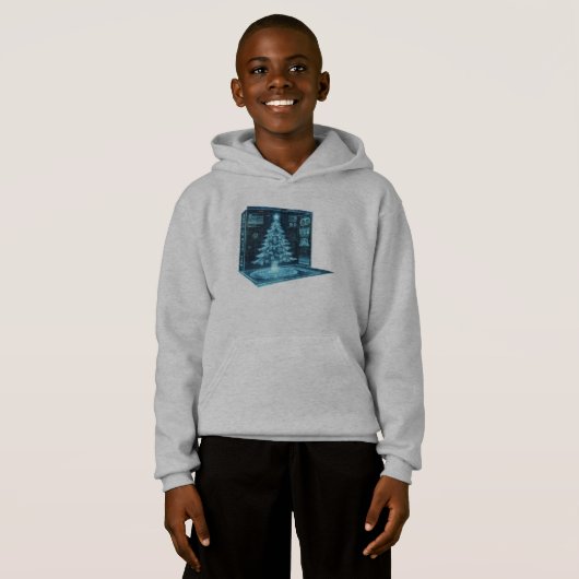 Weihnachtsbaum Hoodie (Vorne ganz)