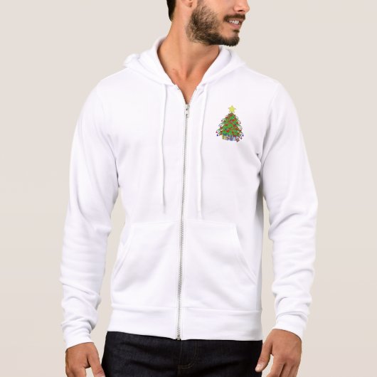 Weihnachtsbaum Hoodie (Vorderseite)