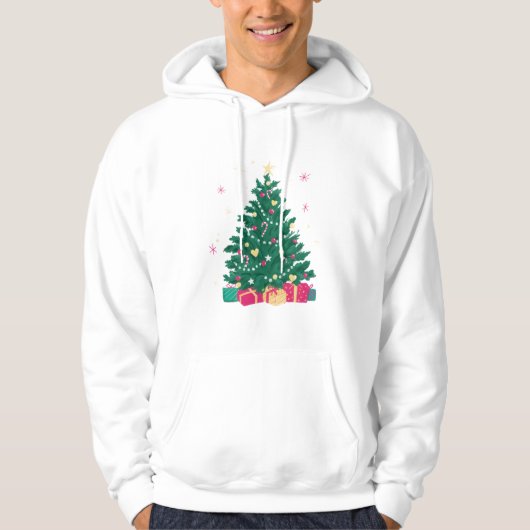Weihnachtsbaum Hoodie (Vorderseite)