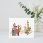 Weihnachtsbaum Hugger Feiertag POSTKARTE (Stehend Vorderseite)