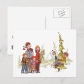 Weihnachtsbaum Hugger Feiertag POSTKARTE (Vorne/Hinten)