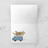 Weihnachtsbaum Hugger Feiertagskarte (Innenseite)