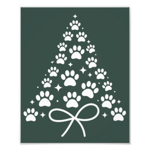 Weihnachtsbaum Hund Lover Besitzer Gabe Urlaub Fotodruck