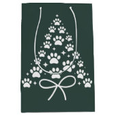 Weihnachtsbaum Hund Lover Besitzer Gabe Urlaub Mittlere Geschenktüte (Vorderseite)