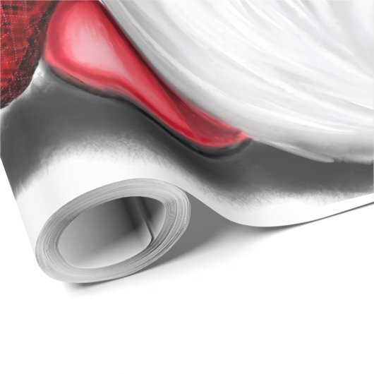 Weihnachtsbaum-Hut-Gnome mit Geschenkpapier (Rolleneckpunkt)