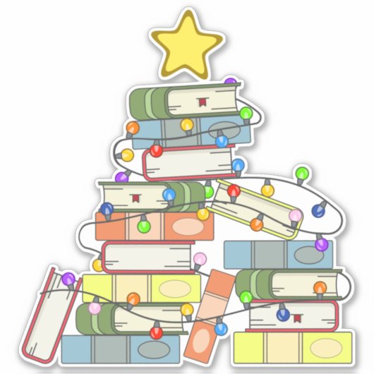 Weihnachtsbaum I Aufkleber (Vorderseite)