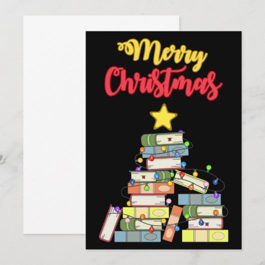 Weihnachtsbaum I Einladung (Vorne/Hinten)